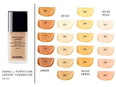 buy chanel matte lumiere foundation|Chanel foundation color shade chart.